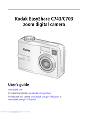 Kodak EasyShare C703 User Manual