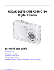 Kodak C160 - Easyshare 9.2MP Digital Camera Extended User Manual