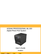 Kodak Professional  ML-500 User Manual