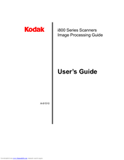 Kodak I810 - Scanner Firmware - PC User Manual