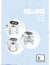 Balance Balance KH 5508 Operating And Safety Instructions Manual