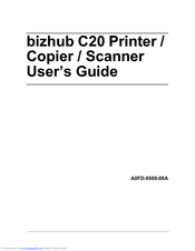 Konica Minolta bizhub C20/C20X User Manual