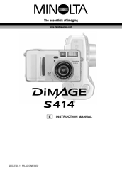 Minolta DiMAGE S414 Instruction Manual