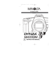 Minolta MAXXUM 3 Instruction Manual