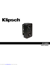 Klipsch CP-4 Owner's Manual