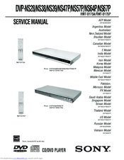 Sony DVP-NS28 Service Manual