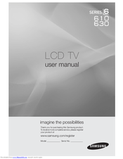 Samsung 610 Series User Manual