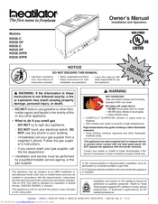 Heatilator NDI30-C Owner's Manual