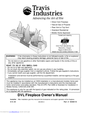 Travis Industries Travis DVL Owner's Manual