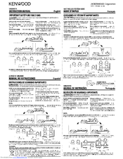 Kenwood KFC-W2516PS Instruction Manual