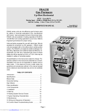 Lennox F8AUH Series Service Manual