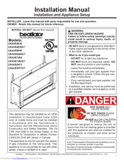 Heatilator CRAVE6048 Installation Manual