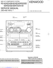 Kenwood RXD-452W Service Manual