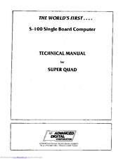 ADC Super Quad S-100 Technical Manual