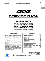 Echo CS-4200ES Service Data