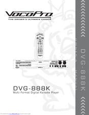 VocoPro DVG-888K II Owner's Manual
