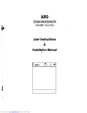 AEG Favorit Eco-Pro DE-56W User Instructions & Customer Care Manual