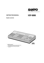 Sanyo VSP-8000 Instruction Manual
