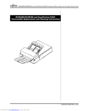 Fujitsu ScanPartner 93GX Cleaning Instructions Manual
