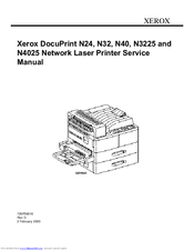 Xerox DocuPrint N3225 Service Manual