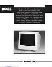 Dell UltraScan P790 Quick Setup Manual