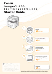 Canon imageClass DL370 Starter Manual