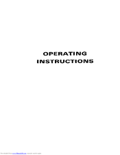 Ricoh Ml0 Operating Instructions Manual
