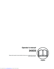 Husqvarna 343O3 Operator's Manual
