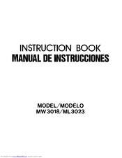 Janome ML3023 Instruction Book