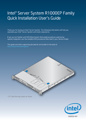 Intel R1000EP series Quick Installation User's Manual