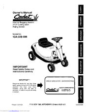 Cadet 13A-328-596 Owner's Manual