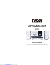 Naxa NS-434 Instruction Manual