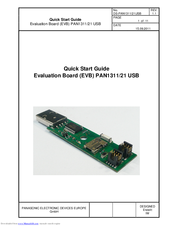 Panasonic PAN1311/21 USB Quick Start Manual