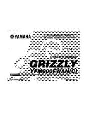 Yamaha Grizzly YFM600FWAN Owner's Manual