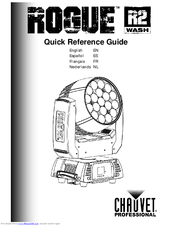 Chauvet Rogue R2 Wash Quick Reference Manual