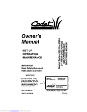 Cadet 950 Owner's Manual