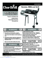 Char-Broil American Gourmet 02204809 Instruction Manual