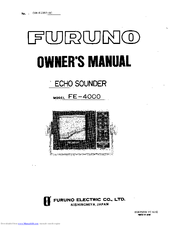 Furuno FE-4000 Owner's Manual