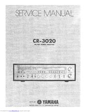 Yamaha CR-3020 Service Manual