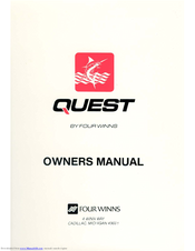 Four winns 217 Quest Owner's Manual