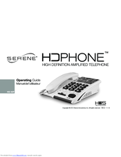 Serene HDPHONE Operating Manual
