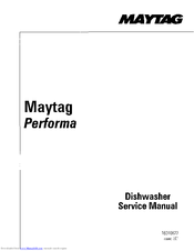 Maytag Performa PDB3600AW Series Service Manual