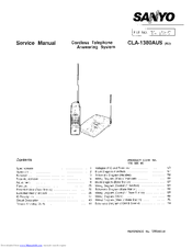Sanyo CLA-1380AUS Service Manual