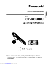 Panasonic Strada CY-RC50KU Operating Instructions Manual