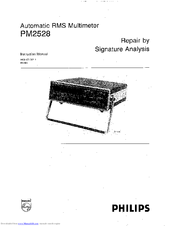 Philips PM2528 Instruction Manual