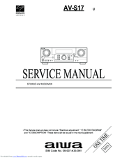 Aiwa AV-S17 Service Manual
