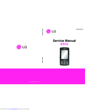 LG KS10 Service Manual