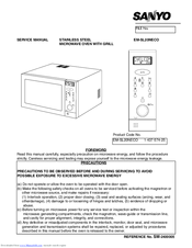 Sanyo EM-D9552NECO Service Manual