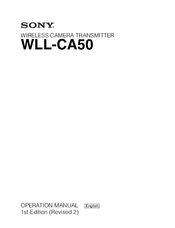 Sony WLL-CA50 Operation Manual