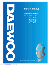 Daewoo KOG-36252S Service Manual